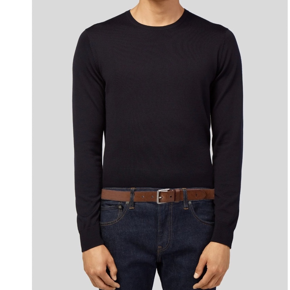 All Saints Brown Leather Belt